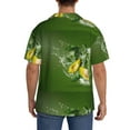 thumbnail image 3 of Kdxio Men'S Hawaiian Shirt For Men Short Sleeve Shirt Friut Avocado Summer Casual Holiday Beach Button Down T-Shirts, 3 of 5