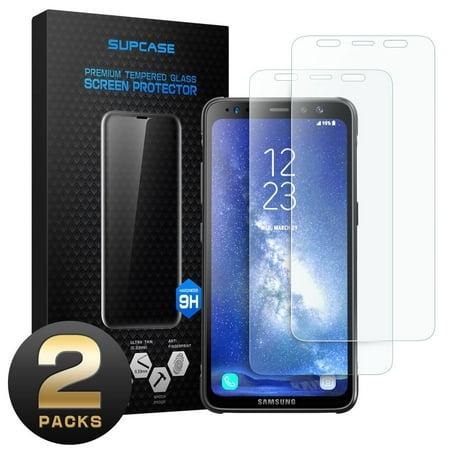 Galaxy S8 Active Screen Protector, Tempered Glass, SUPCASE, Screen Protector - 2 Pack