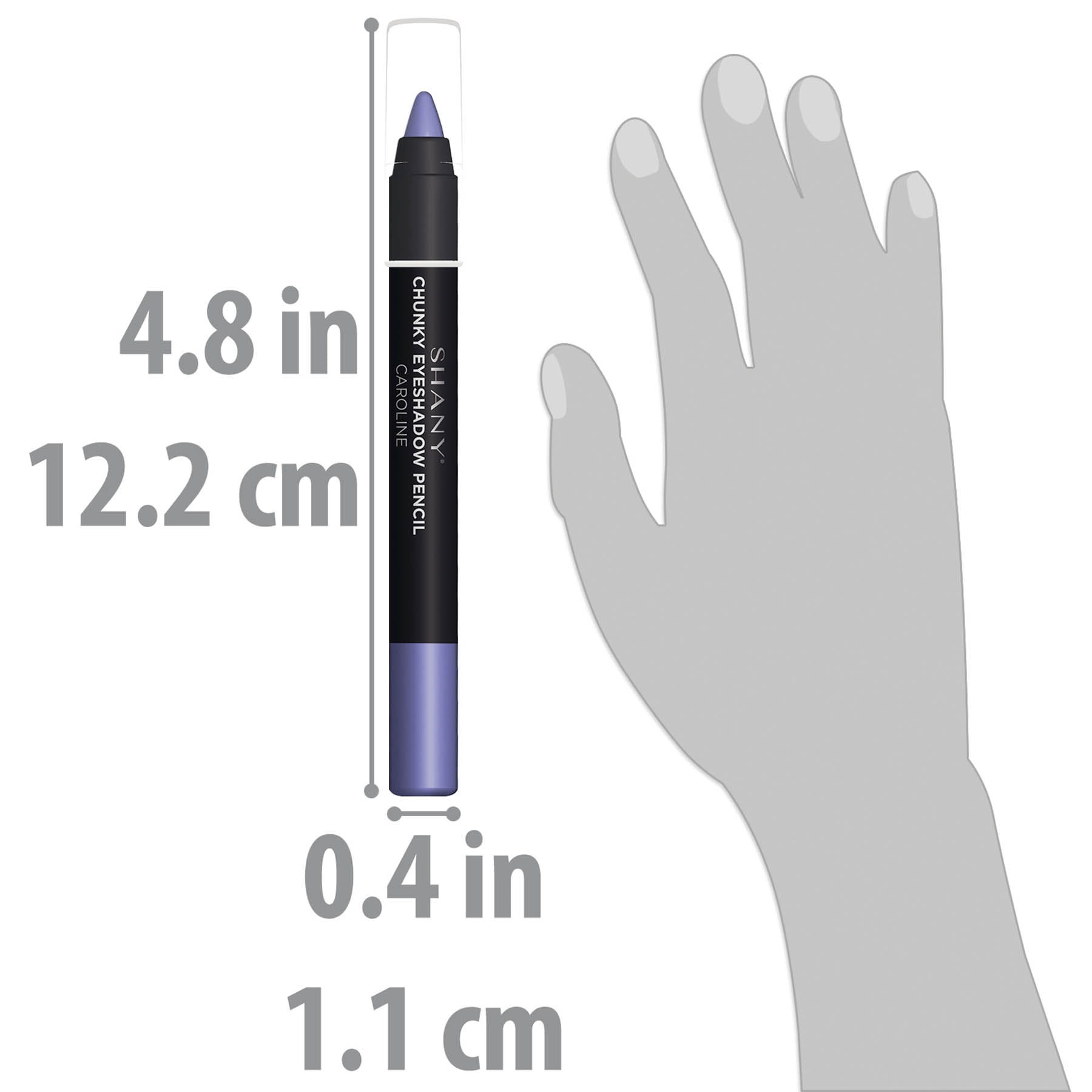 SHANY Chunky Eyeshadow Eye Pencil With Vitamin E & Aloe Vera - CAROLINE