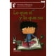 thumbnail image 1 of LO QUE SI Y LO QUE NO EDICIONES CASTILLO VERONICA MURGUIA, 1 of 1