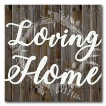 Courtside Market WEB-FF984-24x24 24 x 24 in. Loving Home Gallery-Wrapped Canvas Wall Art