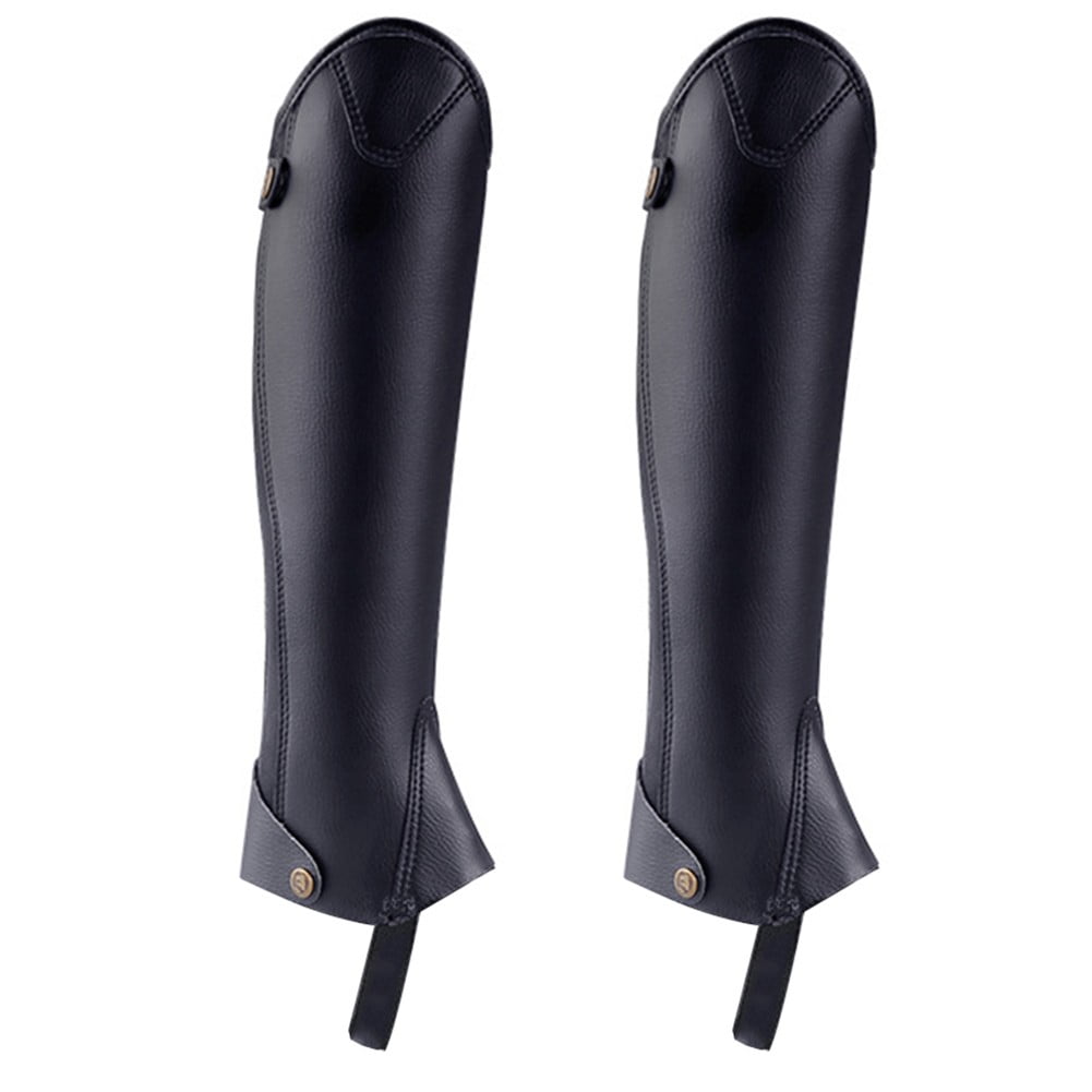 PASILI Comfortable Equestrian Leg Protection Leather Equipment Horse Riding Boots Equestrian Leg Guards Comfortable Riding Experience