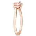 thumbnail image 3 of Everly Women's Morganite Rose Gold Plated Ring, 3 of 8