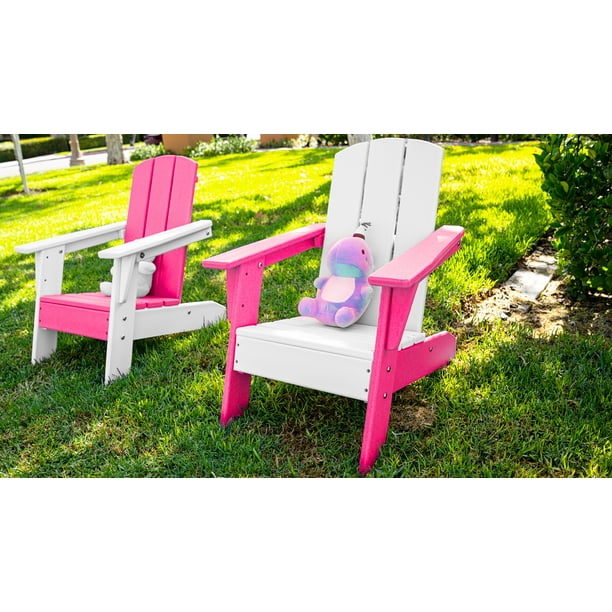 RESINTEAK Kids Adirondack Chair, All Weather Resistant, Indoor Outdoor