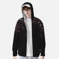 thumbnail image 2 of Balery Sparkling Pink Night Sky Sudadera ligera de manga larga con capucha y protección solar UPF 50+ para hombre y mujer, ideal para pesca y running-XX-Large, 2 of 7