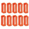 thumbnail image 1 of Conector Hugo 10 Uds silicona Sport Loop retenedor hebilla naranja, 1 of 7