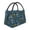 Bicycle Colorful, variant on Vsdgher Blue Flowers Print Insulated Reusable Bags with Sturdy Zipper and Handles, Foldable Totes for Hot or Cold Food Bring or Delivery