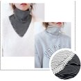 thumbnail image 2 of LAICAIW 2 Pack Solid Color Detachable Turtleneck Dickey Collar Half Blouse Pullover Simple Dickey Fake Collar High Neck Mock Collar, 2 of 5