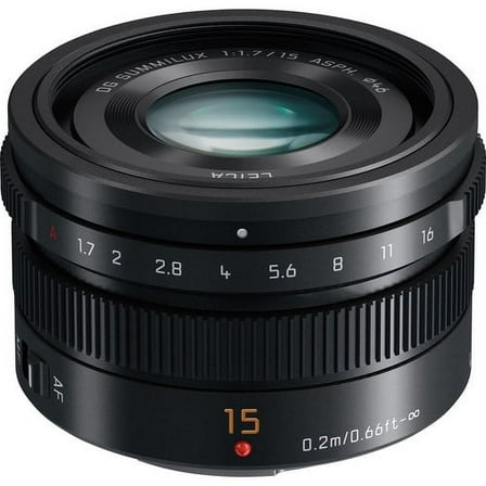 Panasonic Lumix G 15mm f/1.7 Leica DG Summilux Lens for G Series Cameras