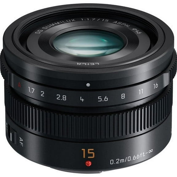 Panasonic Lumix G 15mm f/1.7 Leica DG Summilux Lens for G Series Cameras