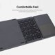 thumbnail image 4 of M Buder Teclado Inalámbrico BT Mini Plegable Portátil Ultradelgado con Panel Táctil de Alta Precisión Universal para Dispositivos Windows Android iOS Color Gris Batería Recargable, 4 of 9