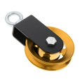 thumbnail image 2 of serony Aluminum Alloy Bearing Pulley Build Hardware Gym Home Workout Lifting Cable Strength Load For Lifting Cable Workout Pulley Fitness Wheel Gold, 2 of 7