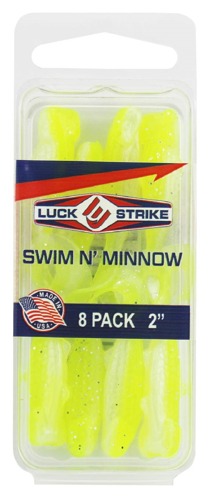 Fish Luck E Swim N Minnow Fishing Lure, 2-in, Moonshine