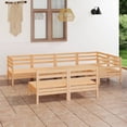thumbnail image 1 of vidaXL 7 Piece Garden Lounge Set Solid Pinewood, 1 of 6
