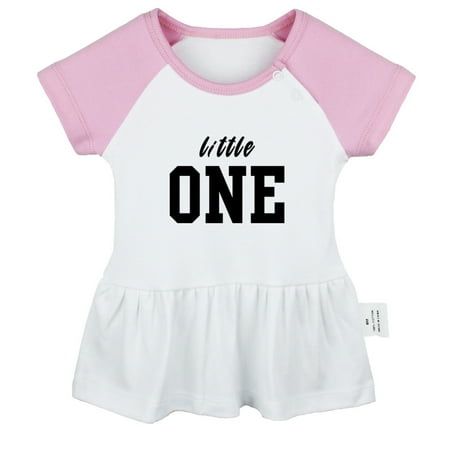 

Little ONE Funny Dresses For Baby Newborn Babies Skirts Infant Princess Dress 0-24M Kids Graphic Clothes (Pink Raglan Dresses 6-12 Months)