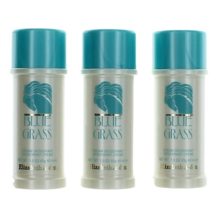 Elizabeth Arden Blue Grass Cream Deodorant for Women, 1.5 Oz - 3 Pack