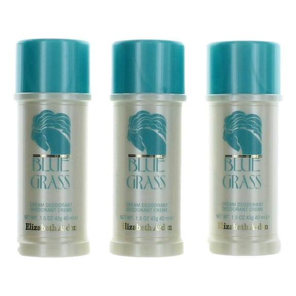 Elizabeth Arden Blue Grass Cream Deodorant for Women, 1.5 Oz - 3 Pack