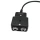 thumbnail image 3 of Dual GA Plugs Auricular de aviación general a U174 U-174/U Plug Helicóptero Adaptador de 7.0 mm -120 Cable de cotor overol sonido téreo Fuión de interruptor militar Cable de, 3 of 5