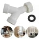 thumbnail image 1 of Y Splitter Joint Adapter Overflow Pipe Dishwasher Washing Machine Double Inlet Drain Pipe Sink Junction 6 Point Tee Joint Gasket, 1 of 5