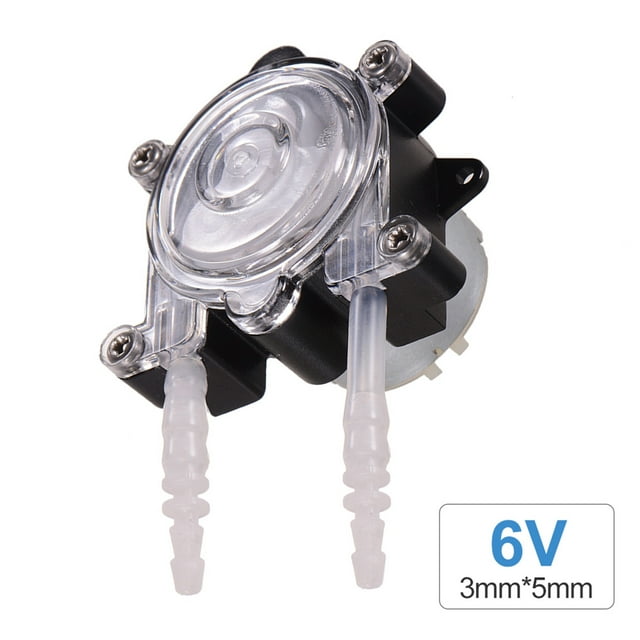 DC DIY Dosing Pump Mini Peristaltic Dosing Head Self-Priming Function Large 150ml/min for Aquarium Lab Chemical Analytical Water Liquid