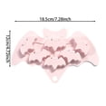 thumbnail image 3 of Bat Shaped Silicone Ice Cube Tray Nonstick Easy Release Mold for & Halloween Parties BPA-Free 6-Cavity 7.3 x 4.7 Inches, 3 of 7