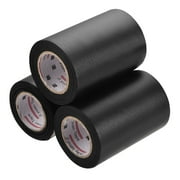 Uxcell 10cmx13m Non-Adhesive Thick Tube Protector Wrap Pipe Protective Tape Black 3Pack