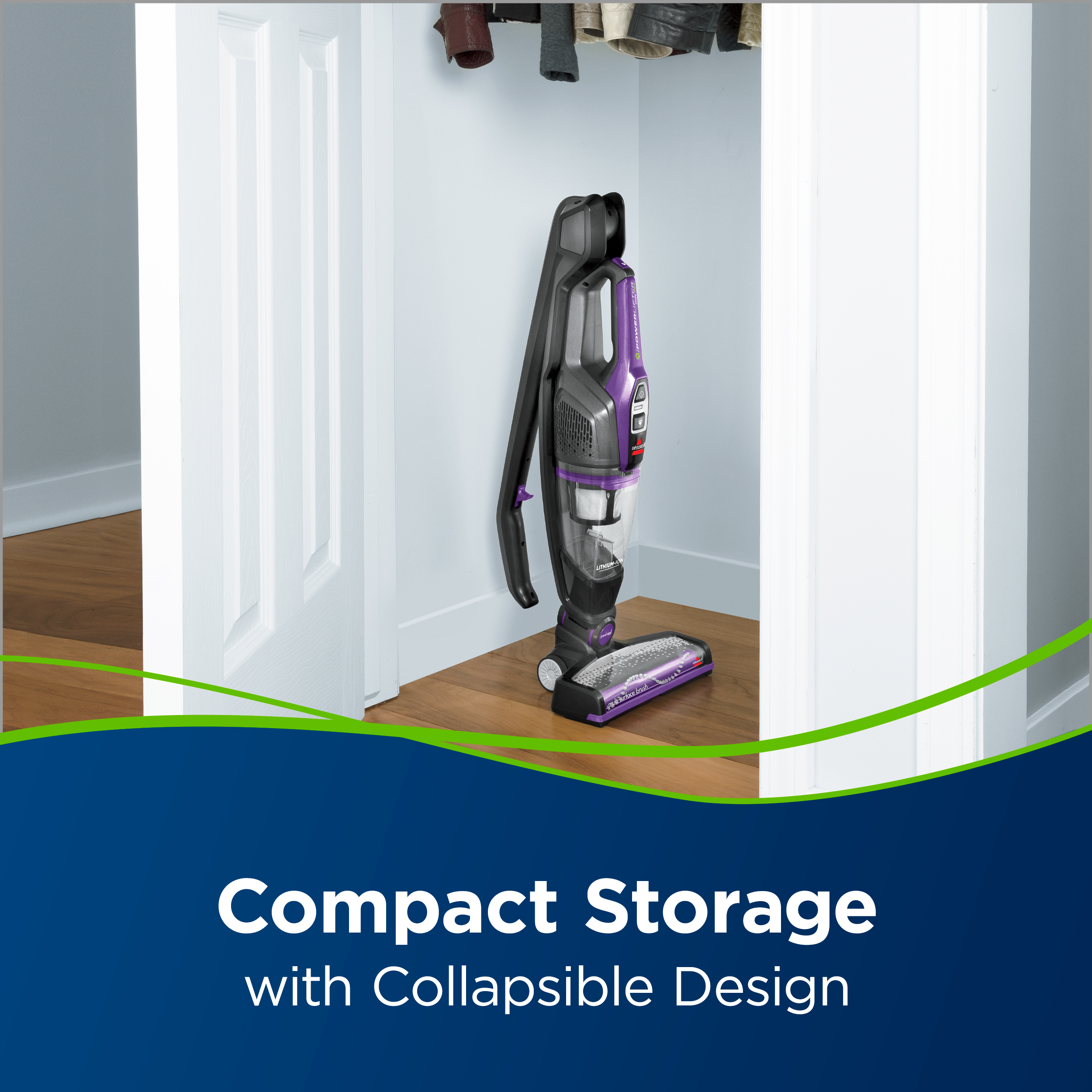 BISSELL PowerLifter Ion Pet Cordless Stick Vacuum, Purple photo 6