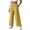 *Yellow, variant on VBVC Women's Pull-On Floral Embroidered Pants, Wide Leg Cropped Palazzo Trousers For Women, Ladies' Summer Breathable Pants with Pockets,Beige,M-4XL
