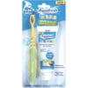 Aquafresh Training Toothbrush and Fluoride-Free Toothpaste Natural Apple-Banana Flavor 1 Each