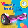 thumbnail image 5 of HOVERSTAR All-New HS2.0 Hoverboard All-Terrain Two-Wheel Self Balancing Flash Wheel Electric Scooter with Wireless Bluetooth Speaker (Chrome Green), 5 of 5