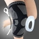 thumbnail image 2 of Rodillera con estabilizadores laterales y almohadillas de gel para rótula, rodilleras de compresión ajustables para dolor de rodilla, desgarro de menisco, ACL, MCL, artritis, alivio del dolo, 2 of 3
