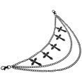 thumbnail image 3 of Metal Hollow Cross Pendant Chain for Decoration with Layered Look, 3 of 4