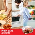 thumbnail image 7 of 28 Cup Extra Large Glass Storage Container with Lid (220 Ounces), Oven Safe Large Glass Container with Handle, Large Glass Food Storage Container with Airtight Locking Lid with Handle, Freezer Safe, 7 of 7