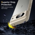 thumbnail image 3 of JETech Matte Case for Google Pixel 8 6.2-Inch 2023, Frosted Translucent Back Protective Slim Phone Cover, Anti-Fingerprints (Porcelain), 3 of 6