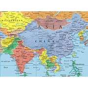Swiftmaps 24h x 36w World Premier Wall Map Poster Mural