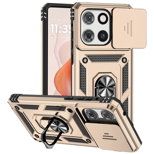 TYJKeJi Case with Kickstand Drop Resistant Shockproof Case For Moto G Stylus 2025
