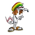 thumbnail image 2 of Rat Rasta Wall Decal Sticker by Wallmonkeys Peel and Stick Graphic (18 in H x 15 in W) WM126746, 2 of 4