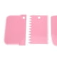 thumbnail image 5 of Advancent 3 unids/set de herramientas de decoración de pasteles de plástico rascadores rebanadores panadería más hogar tienda Herramientas y accesorios para hornear Rosado, 5 of 6