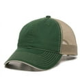thumbnail image 4 of Outdoor Cap CMB-100 Heavy Washed Mesh Back Snap Tab-Dk. Green/Khaki, 4 of 8