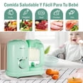 thumbnail image 3 of Procesador de Alimentos para Bebés Gran Capacidad con Vapor y Licuadora de Puré 4 en 1 300W, 3 of 7