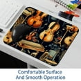 thumbnail image 6 of Musical Instrument 8.3x9.8 Inch Square Printed Desk Mat Mouse Pad for Office and Gaming, Non-Slip Rubber Bottom, 6 of 6