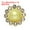 Yellow, variant on 12mm Sunflower Pearl Sew on Rhinestones, 200 Pcs Rhinestone Sequin Embellishments Crystal Glass Metal Base for Bedazzling, Beige
