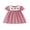 Red-Santa, variant on RUINIXCW Toddler Baby Girl Christmas Dress Little Baby Girls Red Gingham Plaid Dress Puff Short Sleeve Scalloped Doll Collar A-line Dress