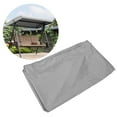 thumbnail image 4 of Swing Chair Canopy Replacement, Weatherproof Dust Proof Stable Design Swing  Canopy Cover for Outdoor Garden Courtyard Grey, 4 of 7