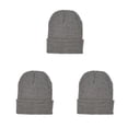 thumbnail image 4 of Minnieouse Beanie Caps Sombreros de punto Protección más cálida Elástico Hip Hop Headwear Bonnet Otoño Invierno Correr cáñamo gris claro Type1 NO1 Minnieouse CBP300199, 4 of 6