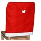 thumbnail image 3 of Decoración hogareña Funda para silla Funda navideña 2 gorros navideños Decoración navideña Funda para silla 60 x 50 cm Funda para silla Ormromra MZQ-0923-4, 3 of 4