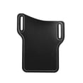 thumbnail image 2 of TureClos Men Cellphone Belt Bag Retro Design Mobile Phone Waist Leather Storage Pouch Holder Pouch, Black, 2 of 9