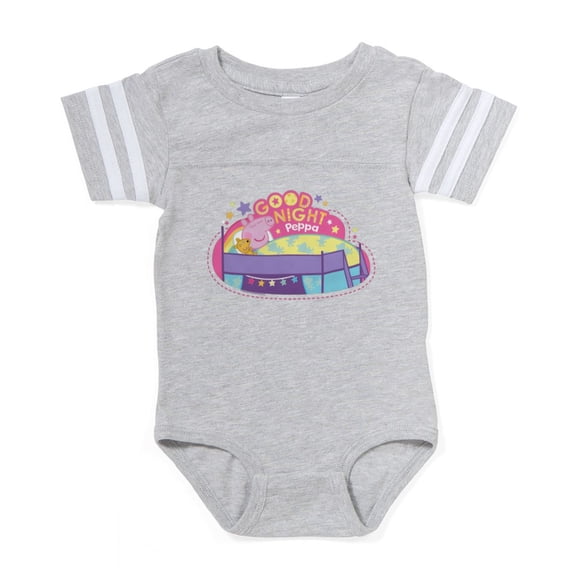 CafePress - Peppa Pig: Good Night Peppa - Cute Infant Baby Football Bodysuit