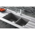 thumbnail image 6 of Blanco 441125 Precis 33" Undermount Double Basin Silgranit Kitchen Sink - Grey, 6 of 6