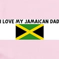 thumbnail image 2 of CafePress - I LOVE MY JAMAICAN DAD Infant Bodysuit - Baby Light Bodysuit, Size Newborn - 24 Months, 2 of 4